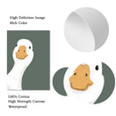 Axyaa Funny Green Goose Canvas Wall Art for Nursery & Home Decor