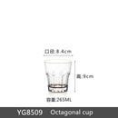 Axyaa Acrylic Transparent Tea Mugs Set - Multi-size Handy Water Glass Kitchen Drinkware