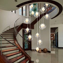 Axyaa Branch Chandelier for Living Room Staircase, Simple Bar Pendant Light for Shop Duplex Floor