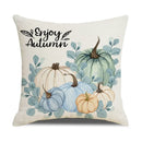Axyaa Thanksgiving Pumpkin Maple Leaf Pillow Cover