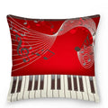 Axyaa Music Note Cushion Cover 45x45cm Pillowcase Decorative Pillow Home Decor