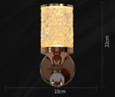 Axyaa Gold Sconce Wall Lights Nordic Minimalist Luxury Lamps for Bedroom, Aisle, Hallway