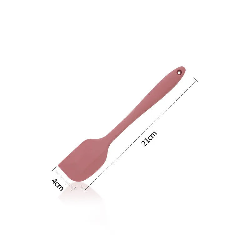 Axyaa Silicone Cream Scraper & Spatula Cutter - Kitchen Baking Pastry Tool