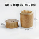 Axyaa Bamboo Toothpick Box: Creative & Disposable Restaurant Holder