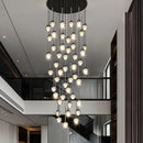 Axyaa Crystal Chandeliers | Living Room & Staircase Lighting Fixtures