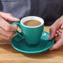 Axya Espresso Cup and Saucer Set 80ml - Small Coffee Tea Milk Drinkware