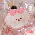 Axyaa Cartoon Plush Dresser Mat: Soft Bedroom Rug for Girls, Ideal Gift