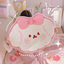 Axyaa Cartoon Plush Dresser Mat: Soft Bedroom Rug for Girls, Ideal Gift