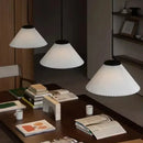 Cream Pleated Pendant Light for Living Room | Axyaa Chandelier | Nordic Style Loft Hanging Lamp