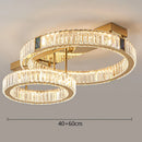 Axyaa Crystal Chandelier Pendant Light for Living Room Bedroom Ceiling, Luxury Indoor Lighting