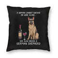 Axyaa Alaskan Malamute Wine Red Dog Pillowcase - Luxury Home Decor