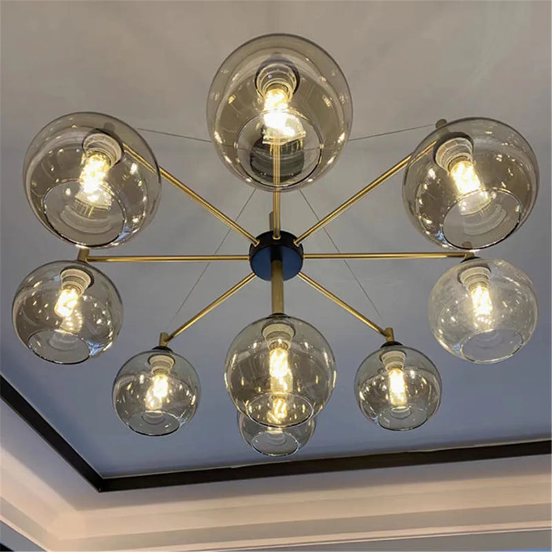 Axyaa Glass Globe Lamp Shade Replacement for Various Light Fixtures