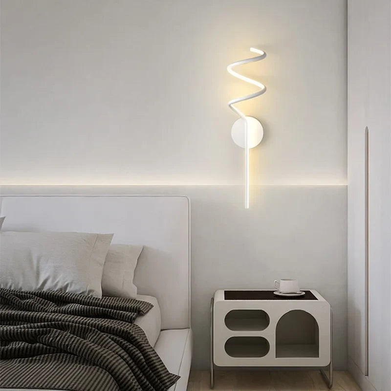 Axya LED Wall Sconce: Modern Minimalist Light Fixture for Living Room, Bedroom & Aisle