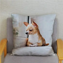 Chihuahua Dog Printed Cushion Cover by Axyaa for Home Decor