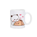 Axyaa Kawaii Panda Bear Mocha Cat Christmas Mug Mugs Set Original Drinkware