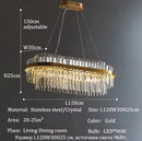 Axyaa Luxury Crystal Chandelier Indoor Ceiling Pendant Light
