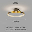 Axyaa Crystal Circular LED Ceiling Light for Living Room, Bedroom, Dining Room