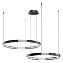Axyaa Luxury Electroplated Circular Hall Light: Modern, Simple, Atmospheric Pendant