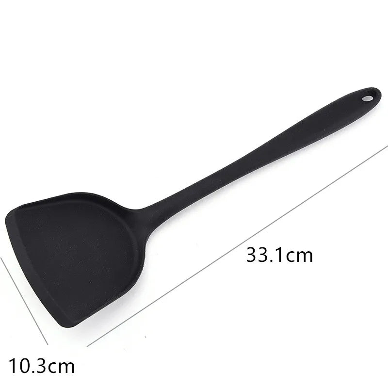 Axyaa Silicone Kitchen Spatula Scraper for Cooking and Baking