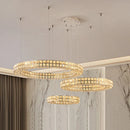 Axyaa Modern Crystal Chandelier LED Ceiling Pendant Lights