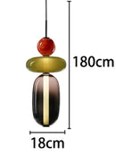Axyaa Glass Floor Lamp Living Room Bedroom Lollipop Headboard INS Desk Lamp Sofa Ambient Light