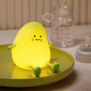 Axyaa Cat Silicone Night Light with Remote - Rechargeable LED Touch Sensor Lamp