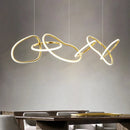 Axyaa Modern LED Pendant Chandelier for Living and Dining Room Lighting