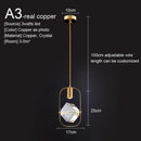 Axyaa Nordic Crystal LED Pendant Lamp for Home Decoration
