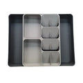 Axyaa Kitchen Drawer Organizer Rack for Knives Forks Spoons Bottles & Utensils