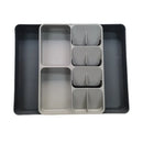 Axyaa Kitchen Drawer Organizer Rack for Knives Forks Spoons Bottles & Utensils