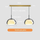 Axyaa Glass Jelly Chandelier Pendant Lamp for Living Room, Bedroom, and Restaurant