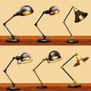 Axyaa Retro Desk Lamp: Nordic Postmodern Style for Bedroom and Living Room