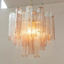 Axyaa Colorized Glass LED Chandelier for Living Room, Kitchen, Bedroom