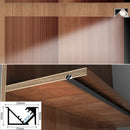 Axyaa Invisible LED Aluminum Profile with Milky Cover for Shelf Strip Light