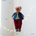 Axyaa Plush Bird & Bear Couple Christmas Tree Hanging Decor