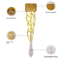 Axyaa Gold Luxury Rain Drop Wall Light for Elegant Living Room Decor