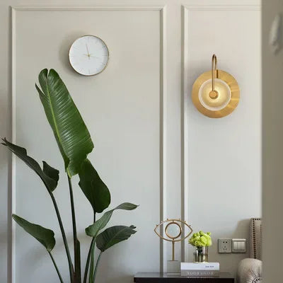 Axyaa Green Glass Nordic Wall Sconce Lights for Modern Living Room, Bedroom Decor