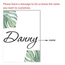 Axyaa Jungle Animal Nursery Canvas Print with Custom Name - Kids Room Wall Art