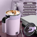Axyaa Electric Self-Stirring Coffee Cup with Rechargeable Mixer Base