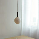 Axyaa Black Iron LED Pendant Light with PMMA Shade for Dining & Living Room