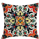 Axyaa Colorful Floral Pattern Pillow Covers for Sofa, Bedroom, Car