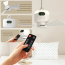 Axyaa Portable Rechargeable Ceiling Canopy Fan with Remote Control Light