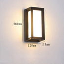 Axyaa LED Motion Sensor Outdoor Wall Lamp - Modern Garden Decoration