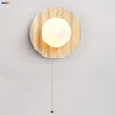 Axyaa Yellow Cave Stone LED Wall Sconce Modern Glass Stair Light Fixtures