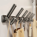Axyaa Space Aluminum Wall Hook Hanger for Bathroom and Closet