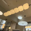 Axyaa Nordic Glass Chandelier LED Pendant Light for Living Dining Kitchen Room