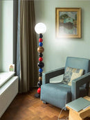 Axyaa Art Deco Gourd Floor Lamp - Modern Stand Light for Home Decor