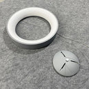 Axyaa LED Circle Pendant Chandelier for Modern Home Decor and Dining Room
