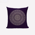 Axyaa Mandala Boho Retro Designer Linen Cushion Cover 45*45cm for Sofa