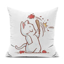 Axyaa Couple Car Decor Pillow Cover Set for Sofa 4 Sizes - Express Your Style!